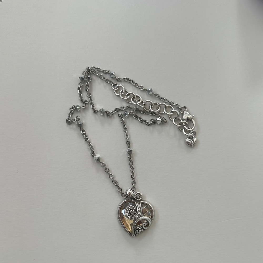 Brighton Silver Heart Pendant Necklace